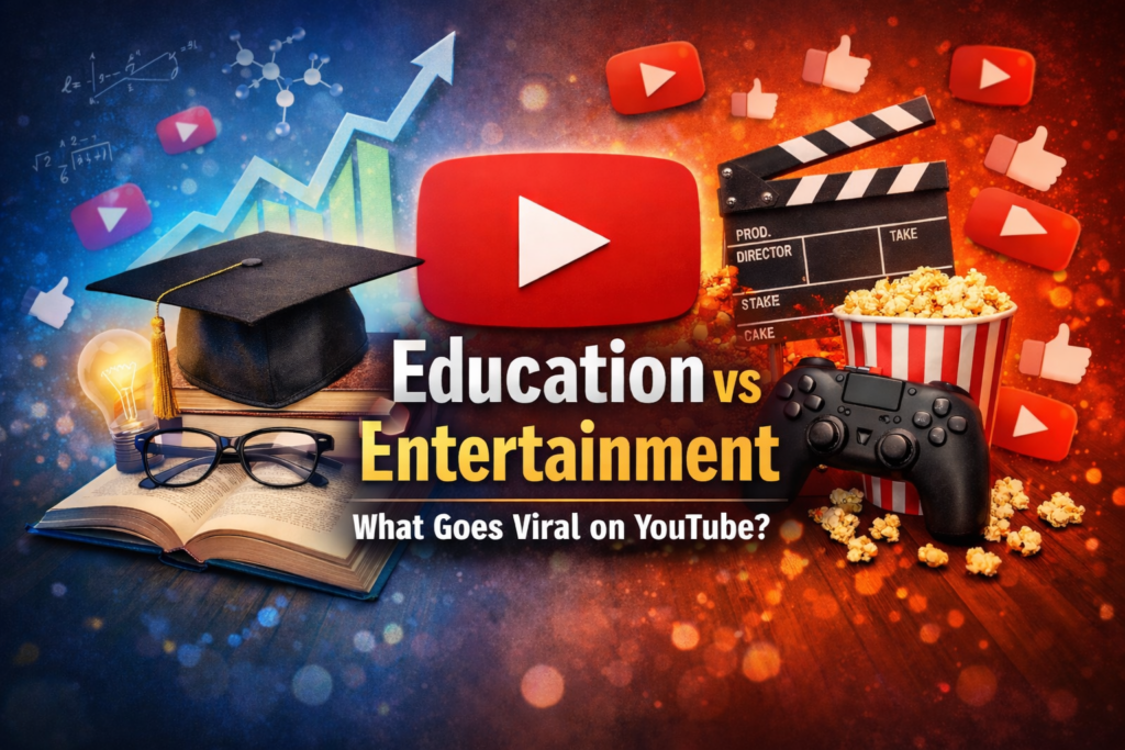 Education vs Entertainment What Goes Viral on YouTube
