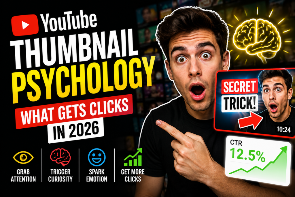 YouTube Thumbnail Psychology What Gets Clicks in 2026